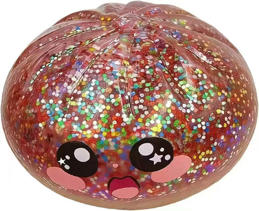 Glitter Dumpling Squishy Toy