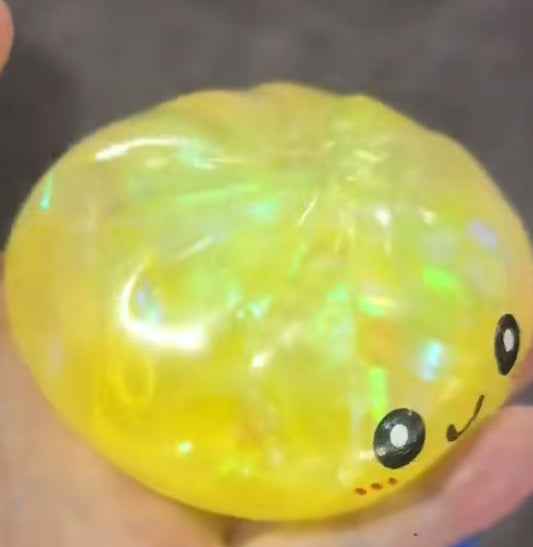 Glitter Dumpling Squishy Toy