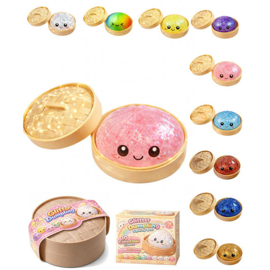 Glitter Dumpling Squishy Toy