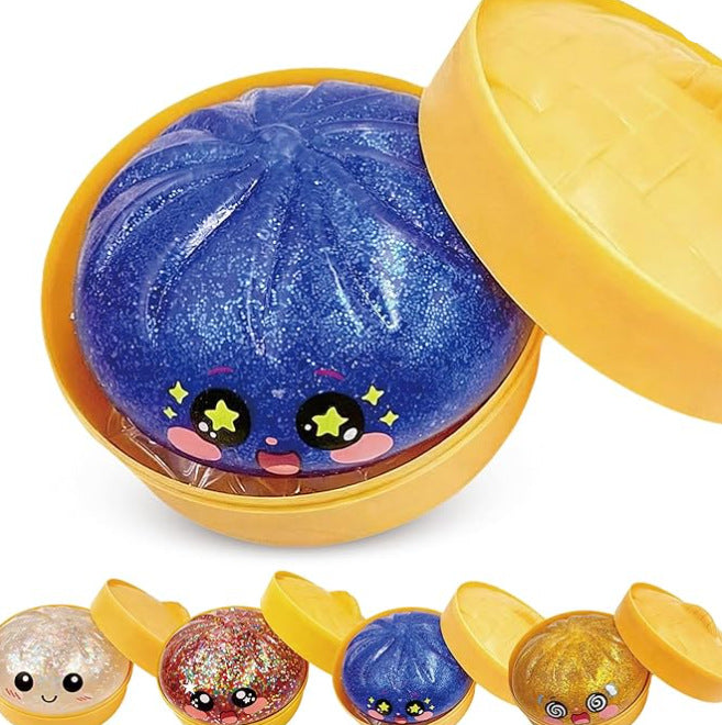 Glitter Dumpling Squishy Toys 4-Pack