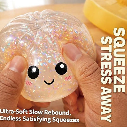 Glitter Dumpling Squishy Toys 4-Pack