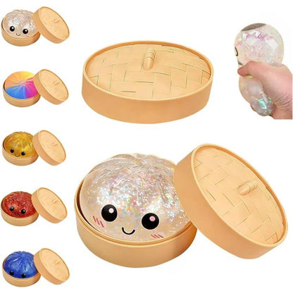 Glitter Dumpling Squishy Toys 4-Pack