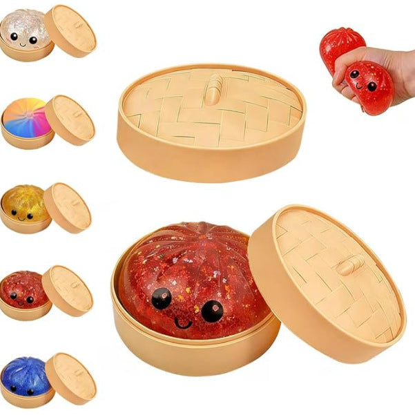 Glitter Dumpling Squishy Toys 4-Pack