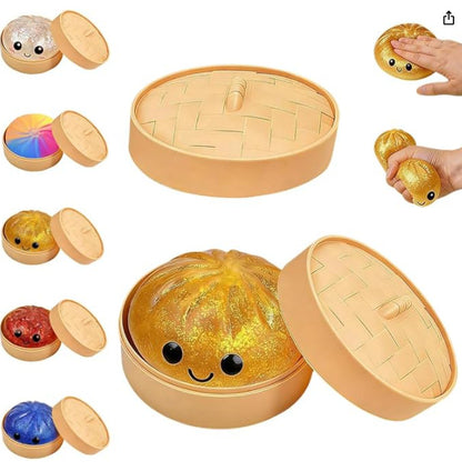 Glitter Dumpling Squishy Toys 4-Pack