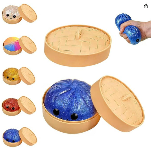 Glitter Dumpling Squishy Toys 4-Pack