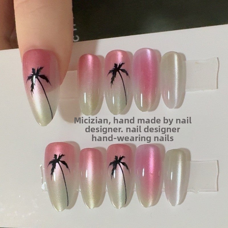 Glitter Nail Art Patches with Butterfly Design