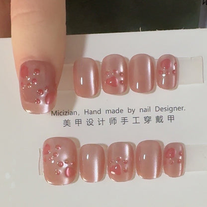 Glitter Nail Art Patches with Butterfly Design