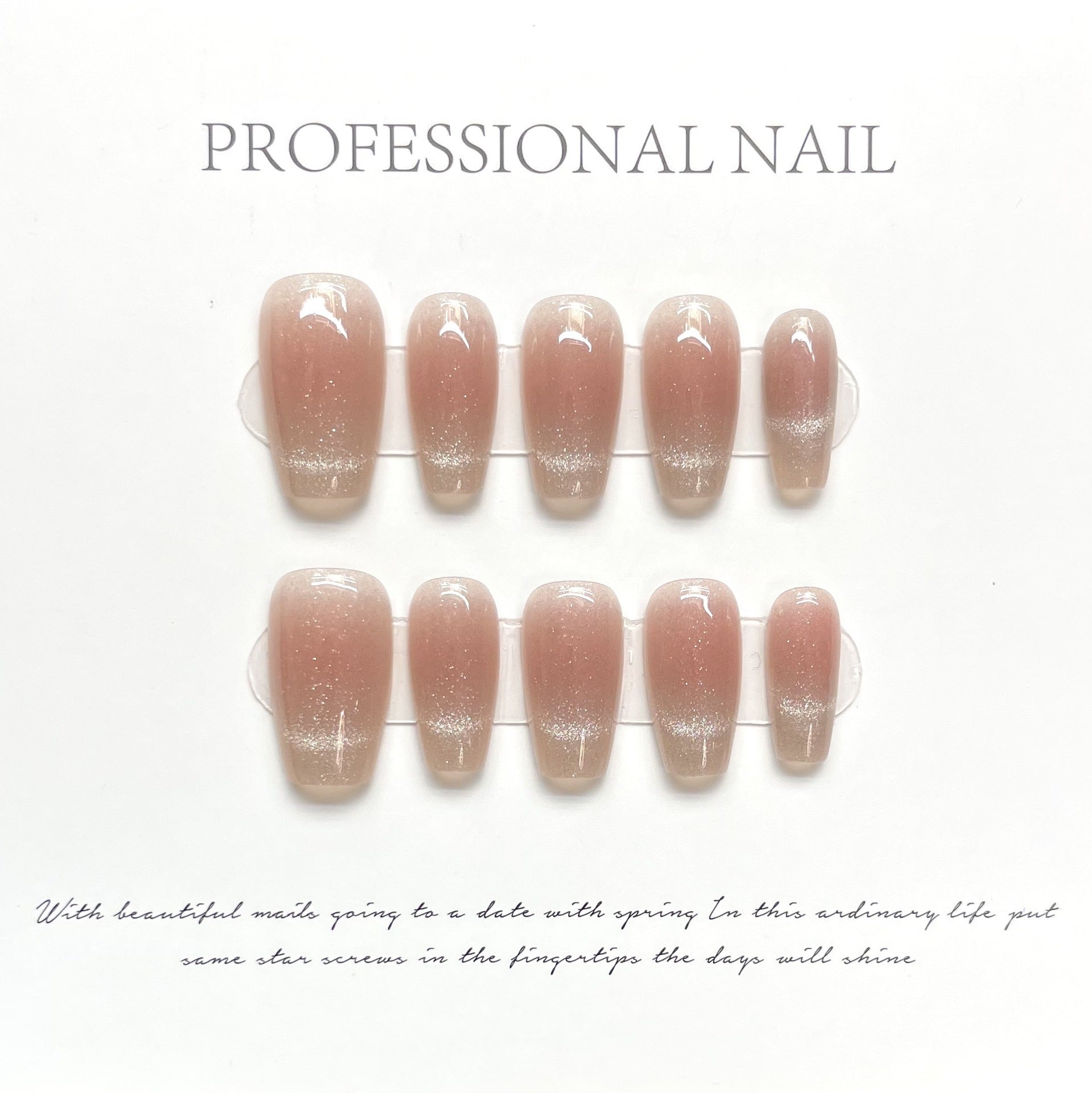 Glitter Nail Art Patches with Butterfly Design