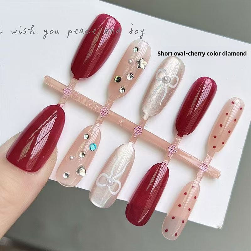 Glitter Nail Art Patches with Butterfly Design