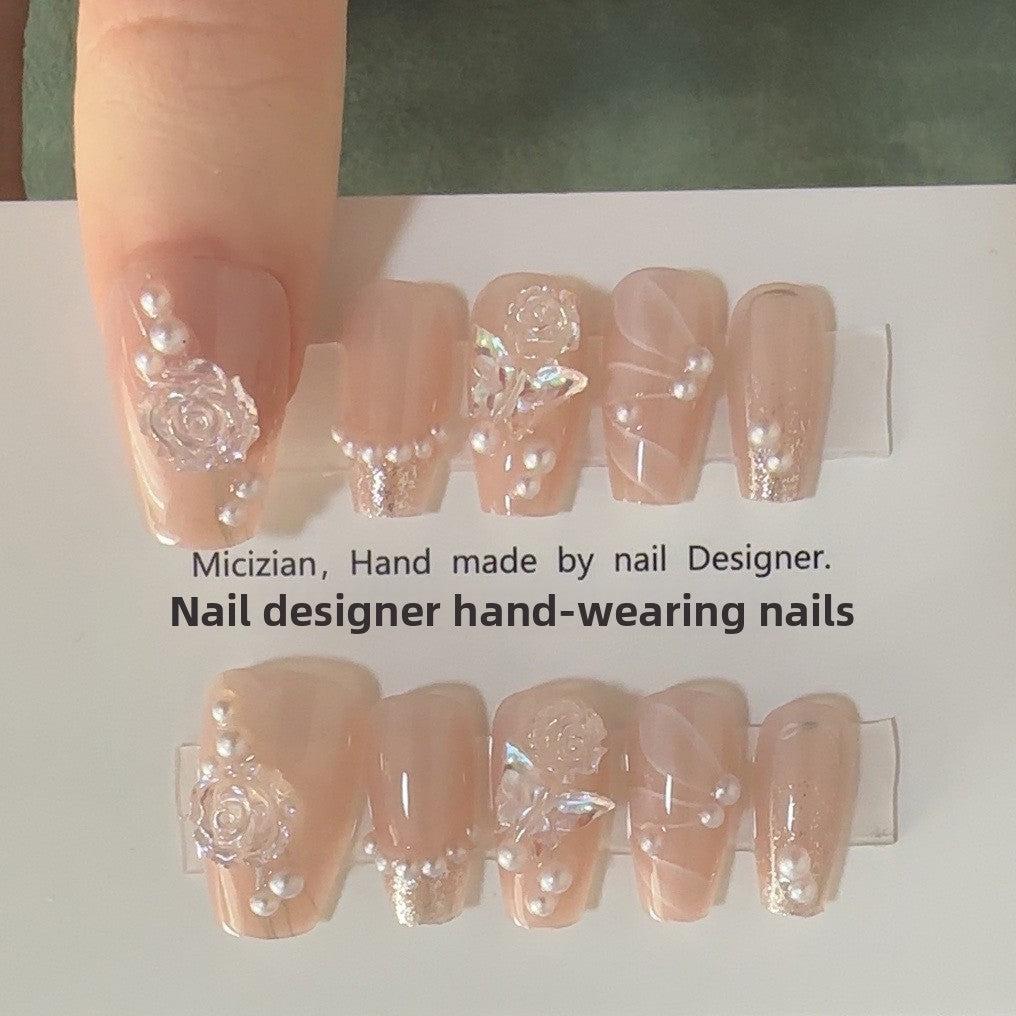 Glitter Nail Art Patches with Butterfly Design
