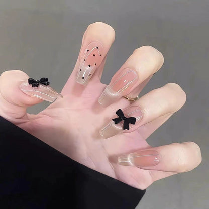 Glitter Nail Art Patches with Butterfly Design