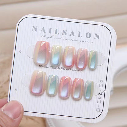Glitter Nail Art Patches with Butterfly Design