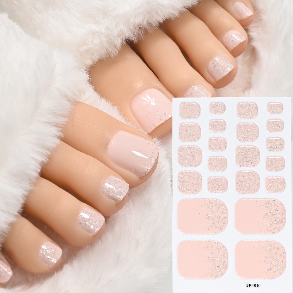 Glitter Toe Nail Art Stickers