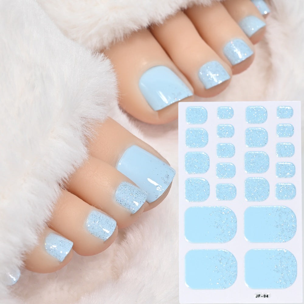 Glitter Toe Nail Art Stickers