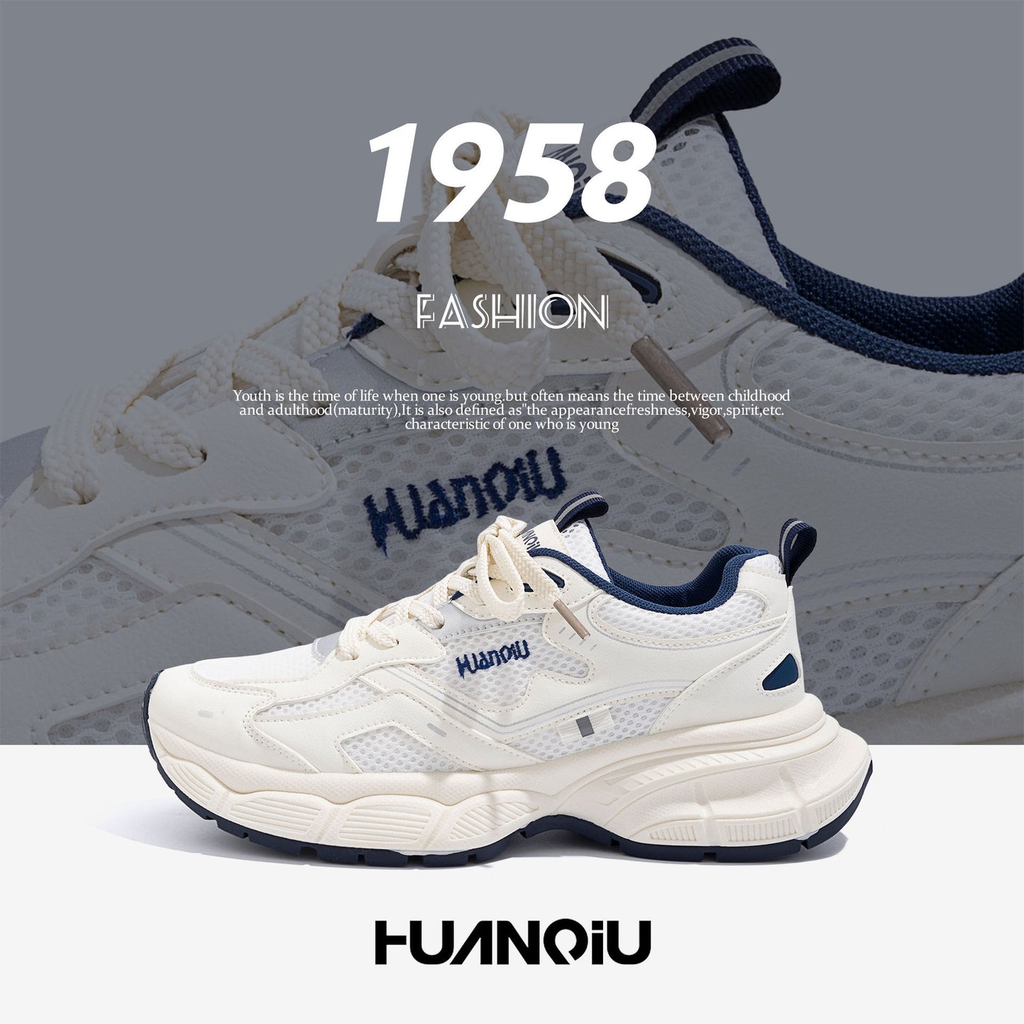 Global men's shoes breathable dad shoes