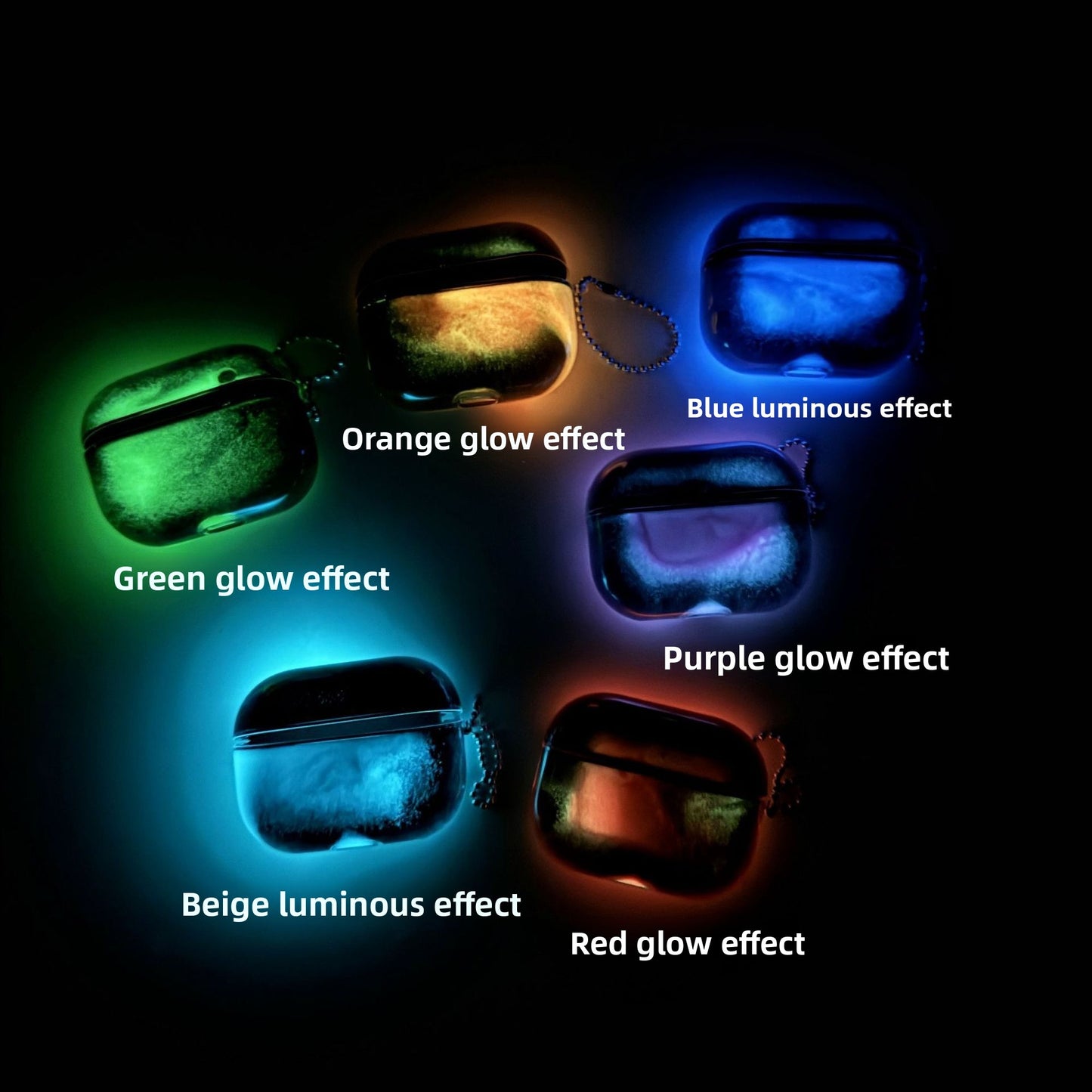 Glow-in-the-Dark Anti-Drop AirPods Cover