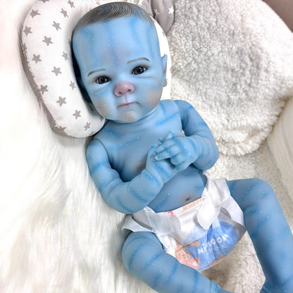 Glow-in-the-Dark Avatar Reborn Doll