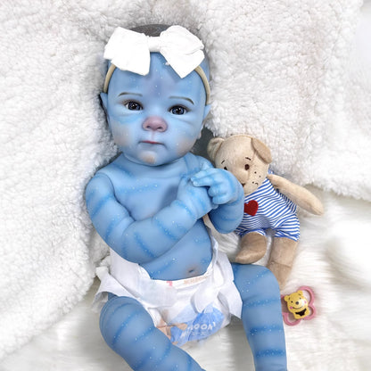 Glow-in-the-Dark Avatar Reborn Doll