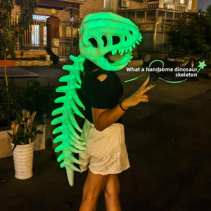 Glowing Dinosaur Skeleton Costume Set