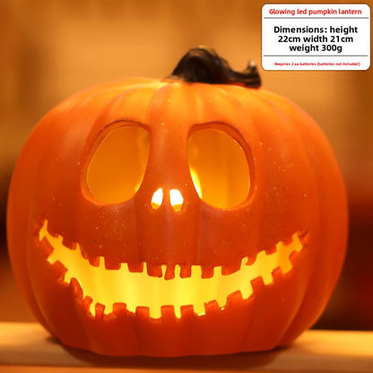 Glowing Halloween Pumpkin Lantern for Decoration