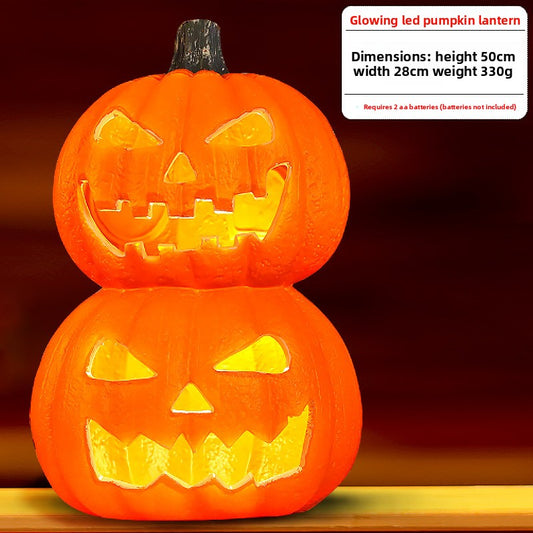 Glowing Halloween Pumpkin Lantern for Decoration