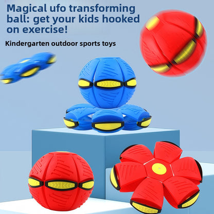 Glowing Transformable UFO Bouncy Ball