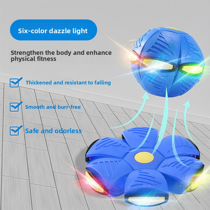 Glowing Transformable UFO Bouncy Ball