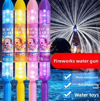 Glowing Water Spray Gun Toy