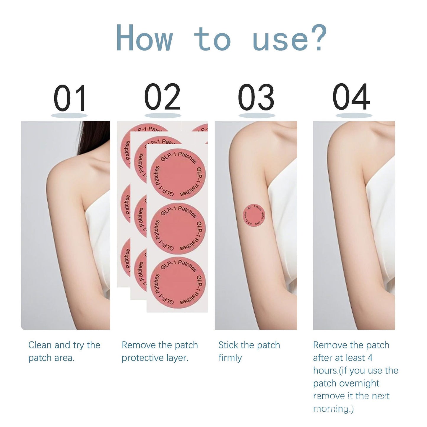 GLP-1 Body Care Skin Elasticity Patches