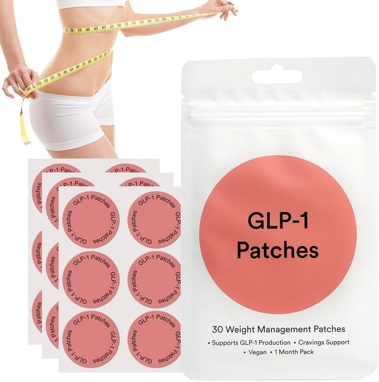 GLP-1 Body Contour Patches for Skin Firming