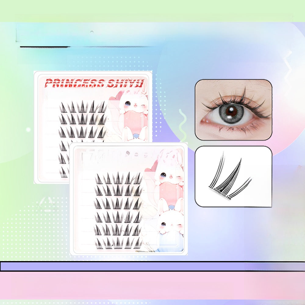 Glue-Free Double-Pointed False Eyelashes