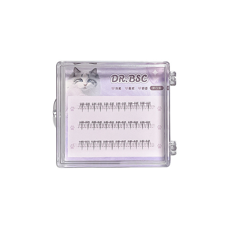 Glue-free false eyelashes
