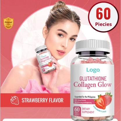 Glutathione Collagen Biotin Skin Whitening Gummies