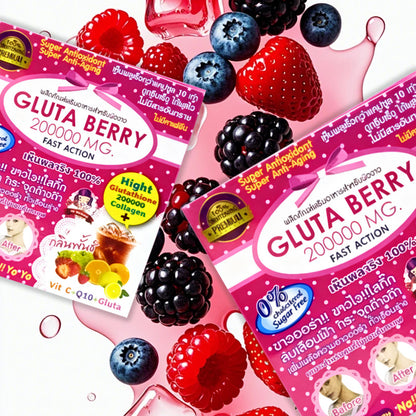 Glutathione Collagen Powder Strawberry Flavor