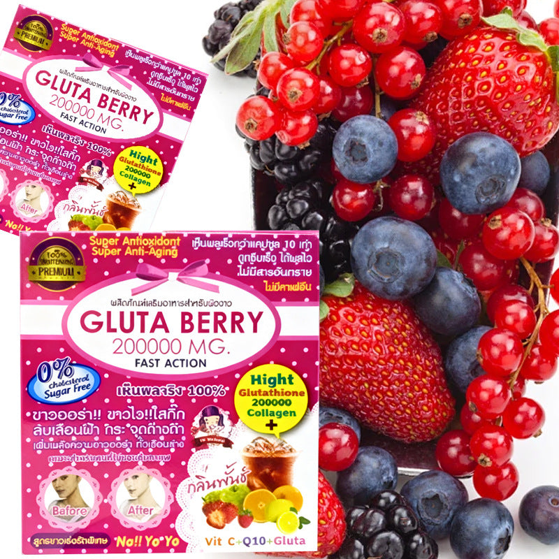 Glutathione Collagen Powder Strawberry Flavor