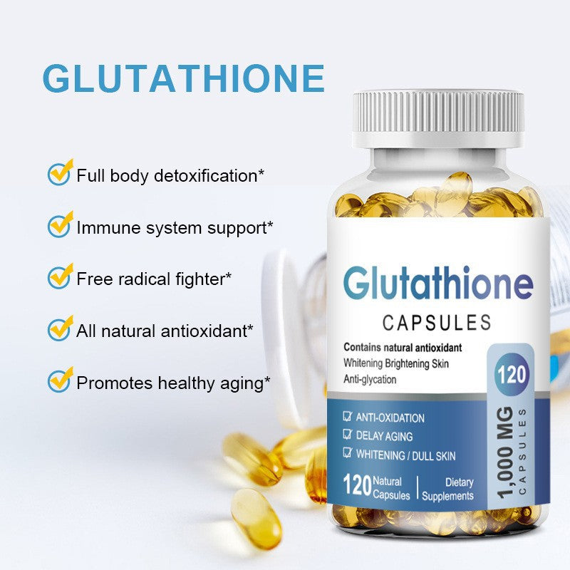 Glutathione Softgel Capsules Nutritional Supplement