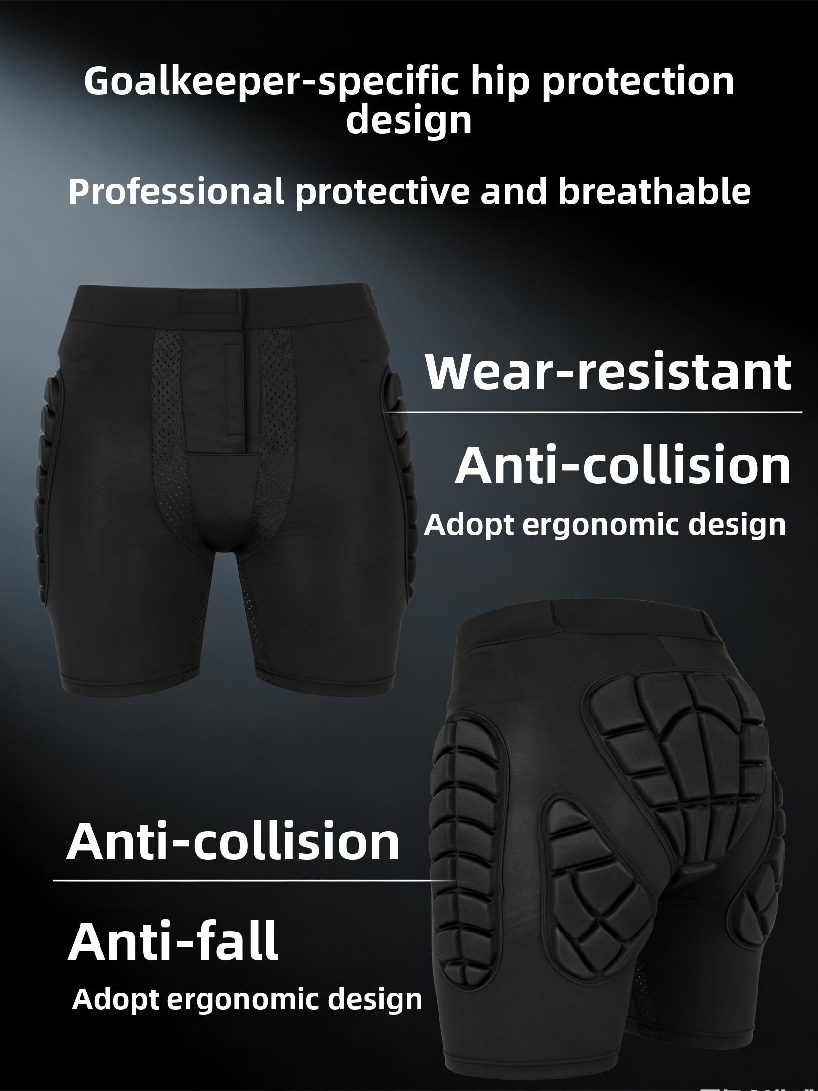 Goalkeeper Protective Padded Shorts