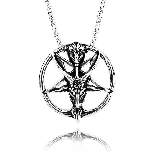 Goat hexagonal star pendant