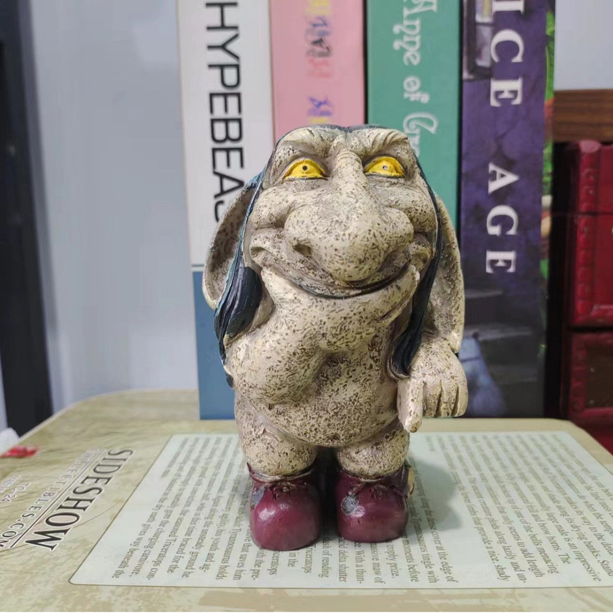 Goblin troll statue