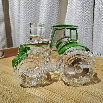 Godzilla Tractor Whiskey Glass Decanter