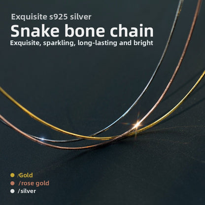 Gold and silver clavicle chains