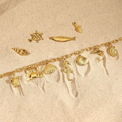 Gold Animal Pendant Necklace