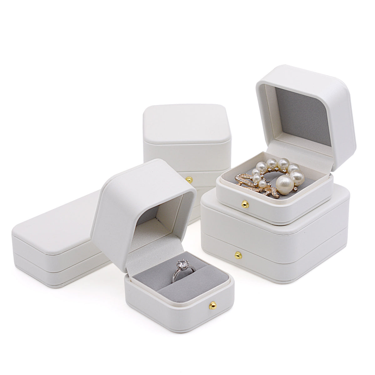 Gold Buckle Jewelry Packaging Box