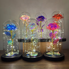 Fantasy pink glass cover gift box set