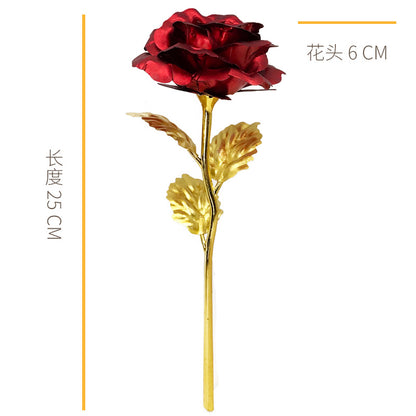 gold foil rose