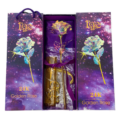 gold foil rose