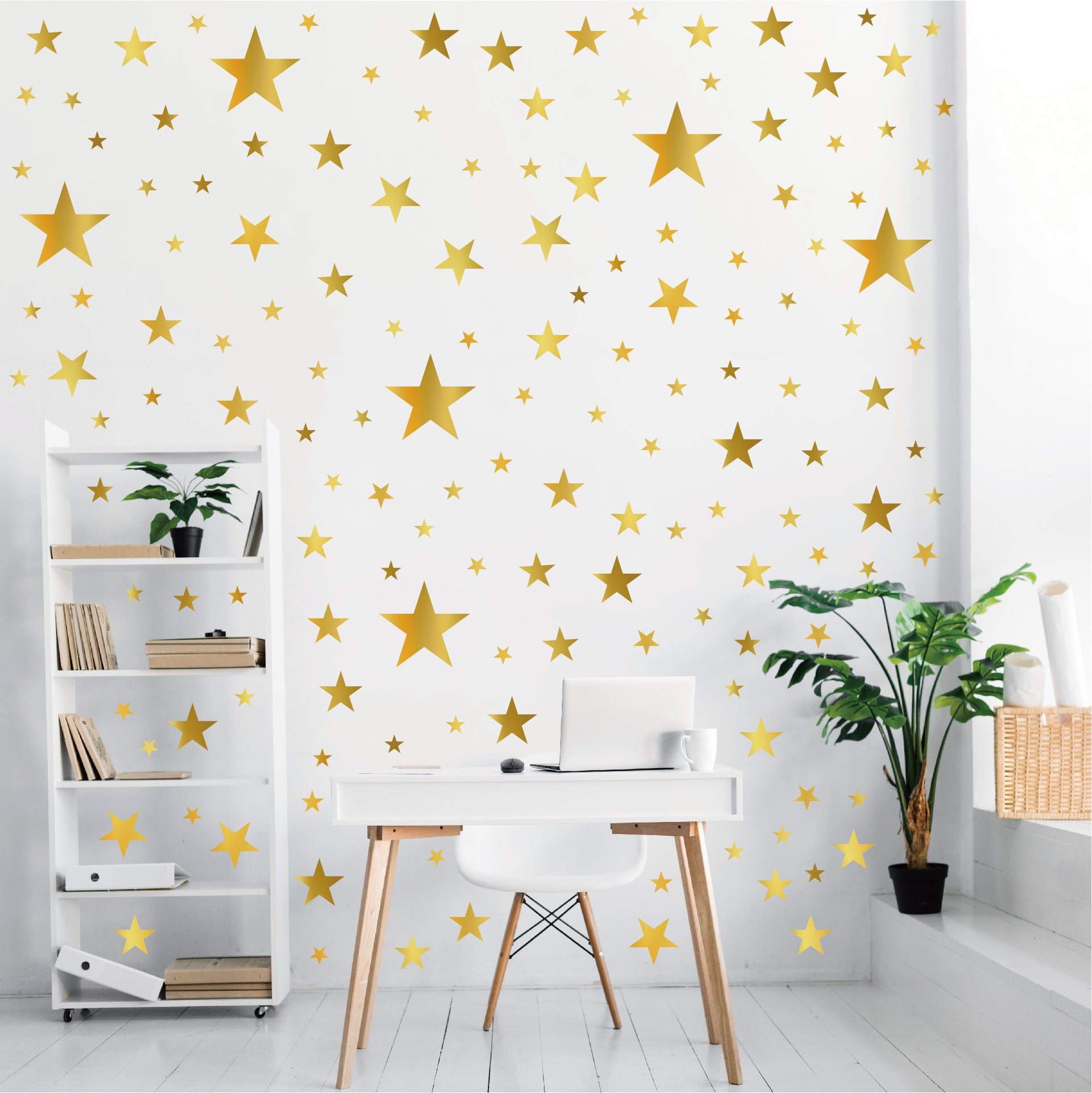 Gold Foil Star Wall Decal
