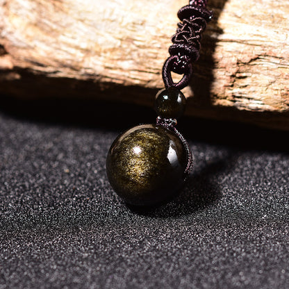 Gold Friday Stone Necklace
