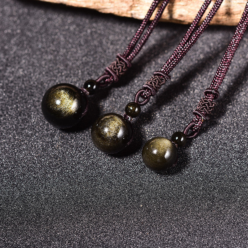 Gold Friday Stone Necklace