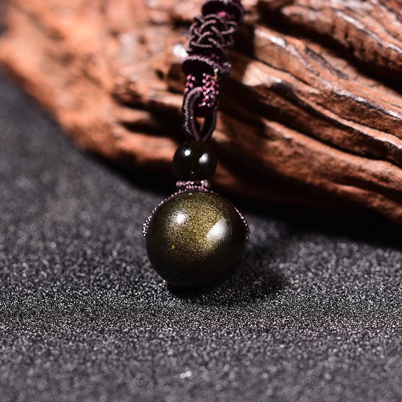 Gold Friday Stone Necklace